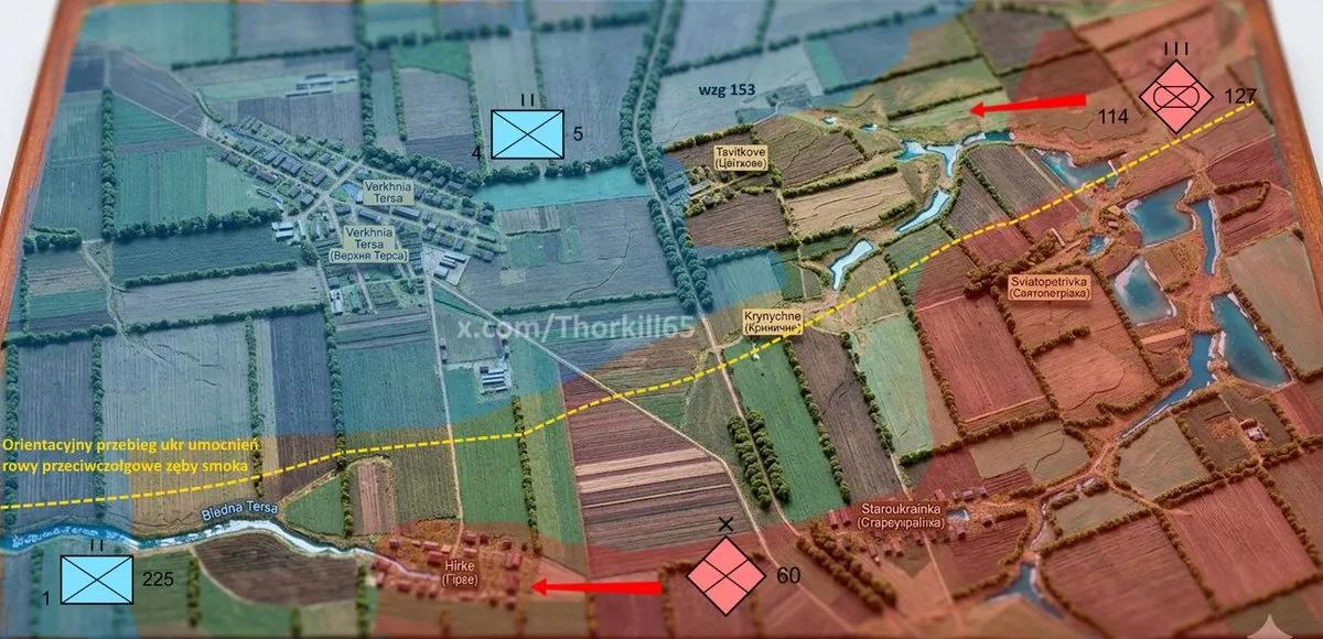 在古里艾波尔西线战场，虽然俄罗斯军一直持续不断地进攻，但遭到乌军225团和乌第5