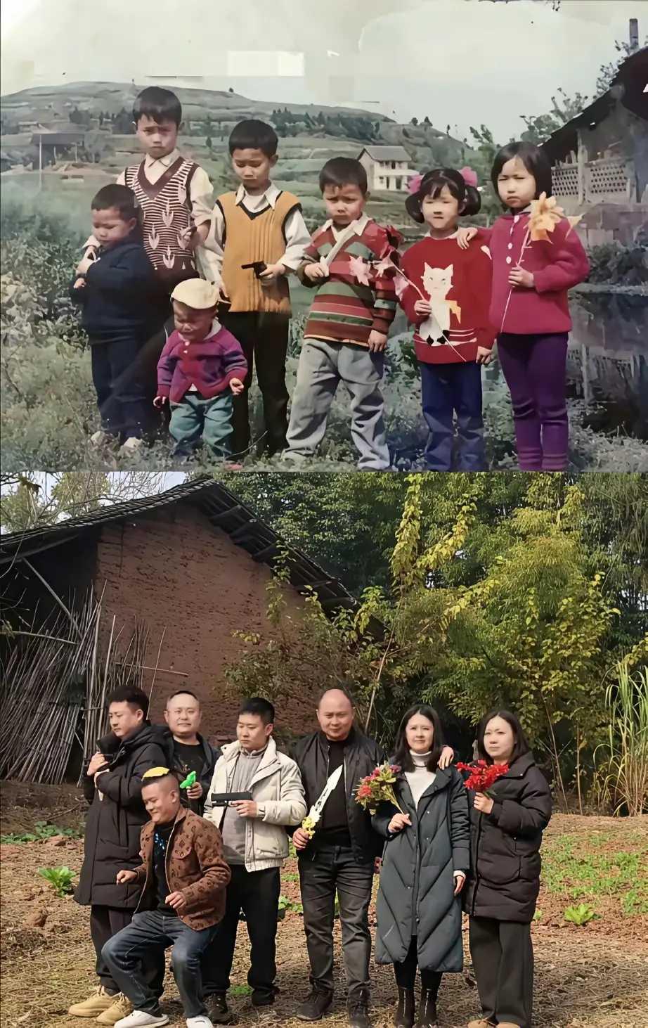 同样的七个人，时隔三十年。