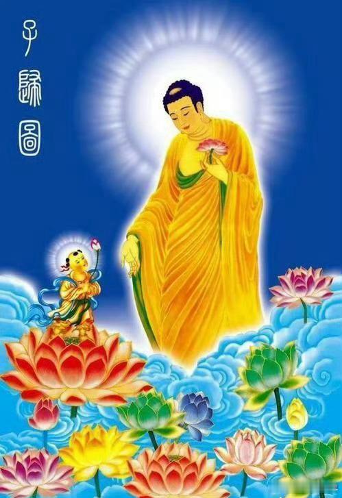 【往生净土神咒】（十小咒之一）南无阿弥多婆夜。哆他伽多夜。哆地夜他　阿弥利都婆毗