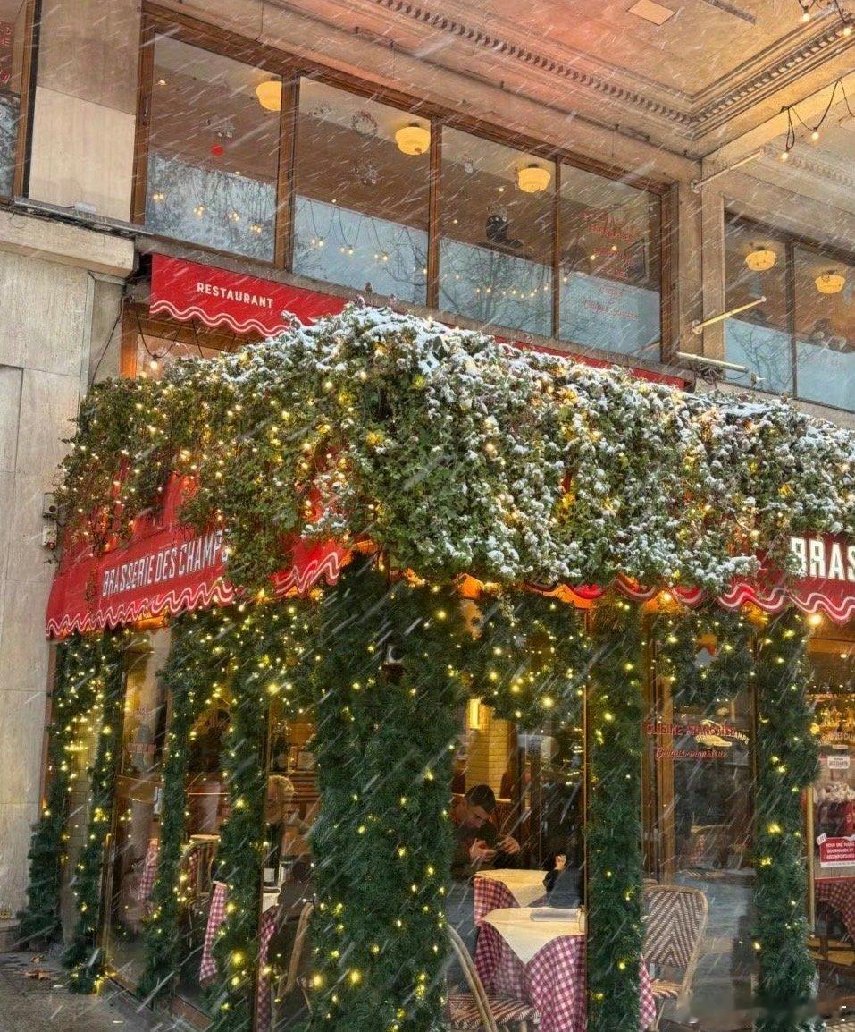 辛芷蕾巴黎下雪最大赢家巴黎初雪为她铺就红毯，辛芷蕾才是冬日时尚的天选之女！外媒