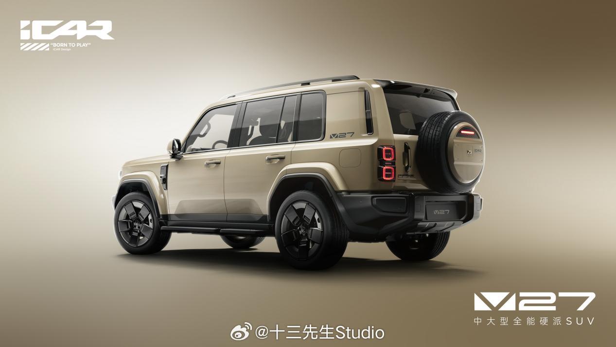 全能硬派iCARV27工信部披露了信息这台车设计上很有意思，有了V23的成功之