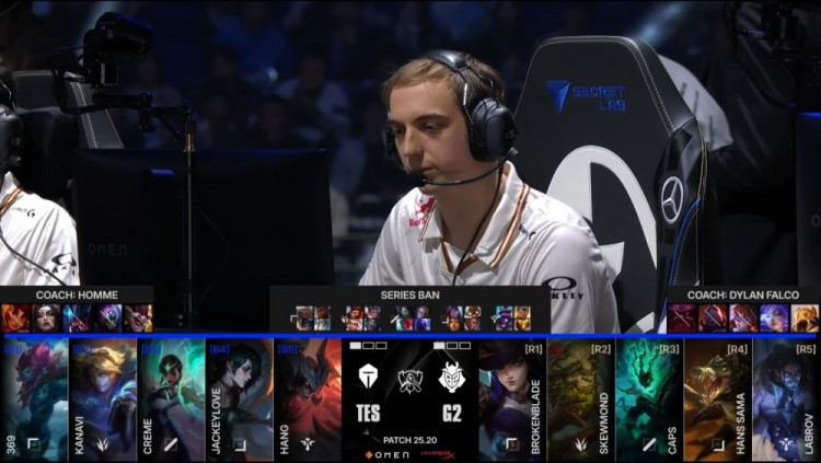 9999999! 剑魔河道下凡三杀砍翻G2 哥哥Ez勇猛向前 TES拿赛点