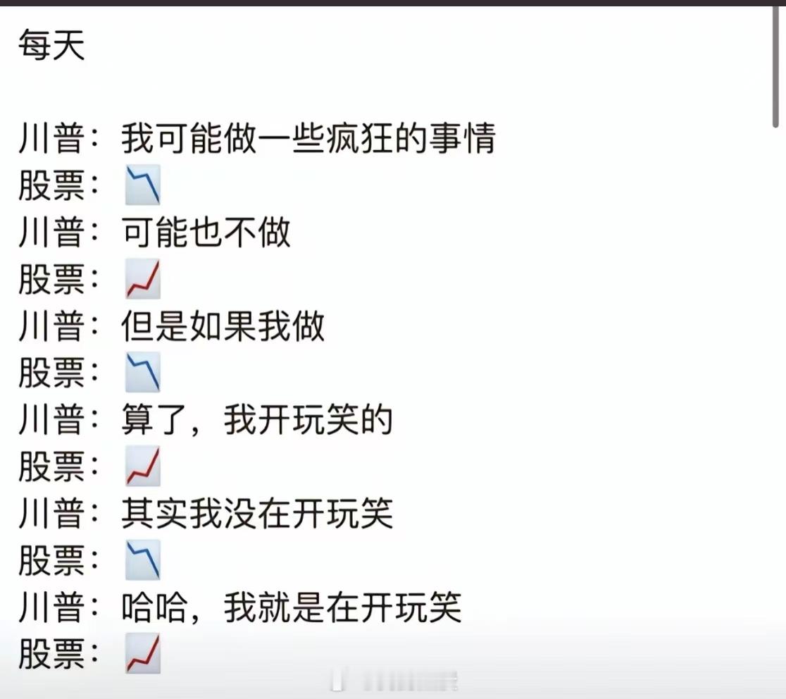 股票涨跌全看川大爷