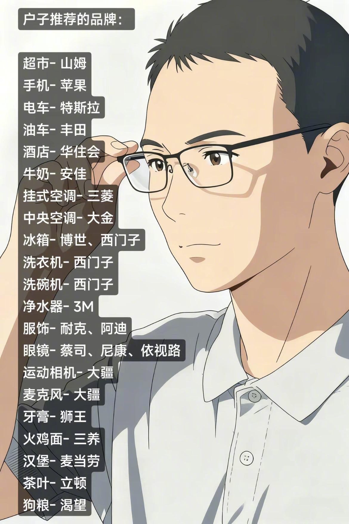 户子推荐的品牌[doge]​​​