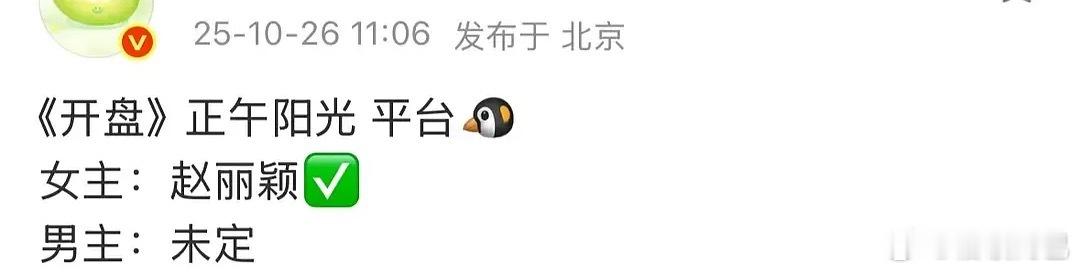 赵丽颖➕正午,二搭🍉