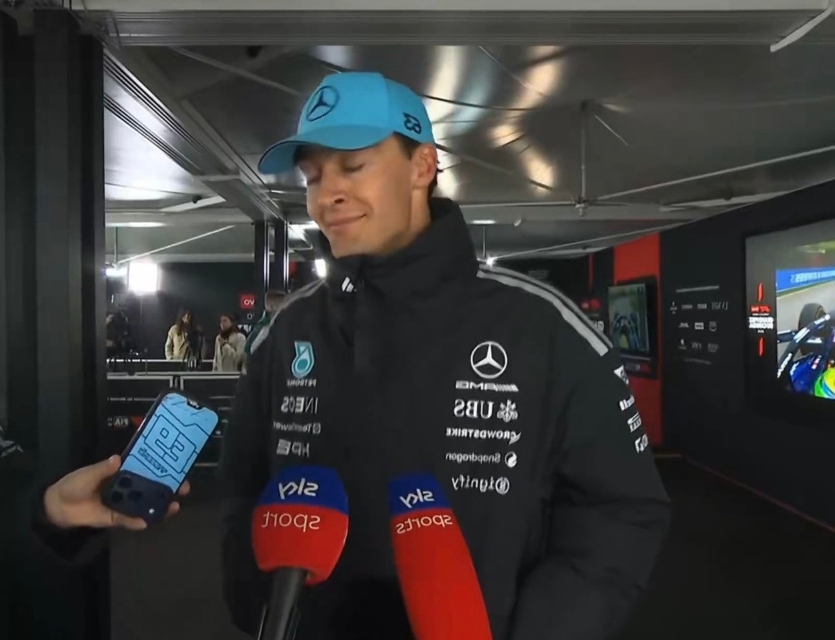 f1拉塞尔：“一切突然之间全都断掉了，我进弯的时候就是这样。引擎熄火了，没有