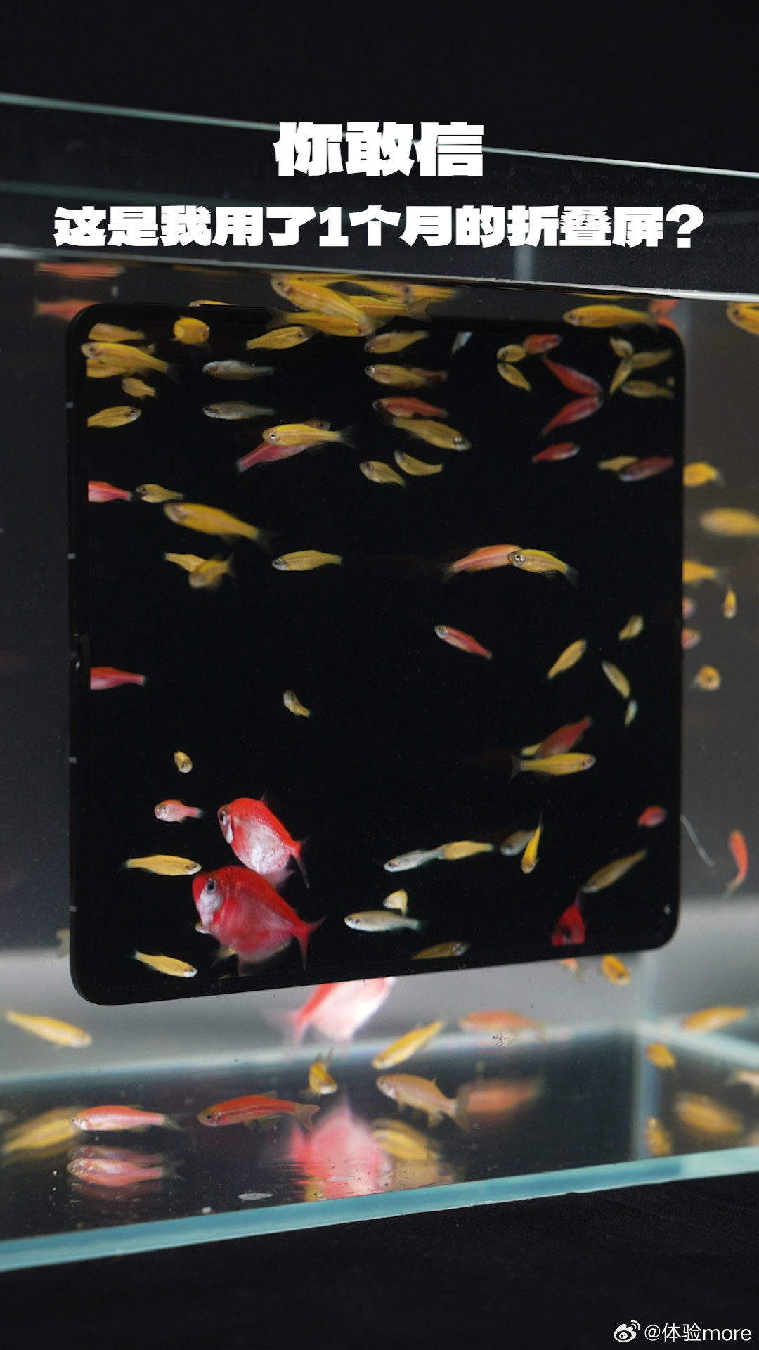 OPPO周意保展示OPPOFindN6使用一个月后的折痕以及IP56/58/