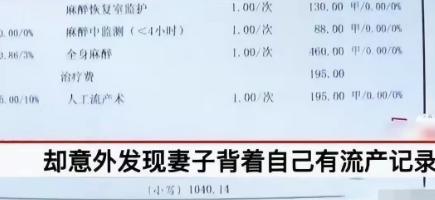 一位男子陪妻子去产检的时候，医生竟然告诉他，妻子曾经流产过7次，妻子听后连忙辩解