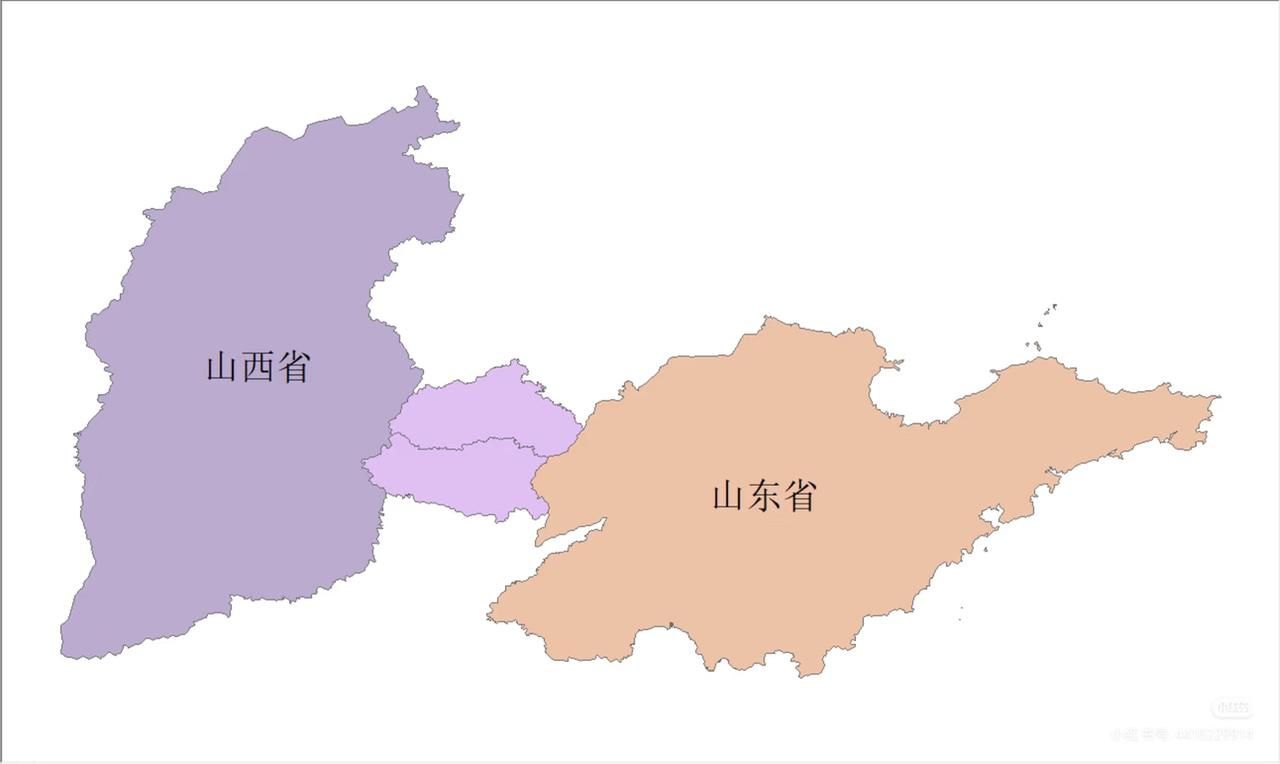 山东山西原来中间还隔着一个市！
