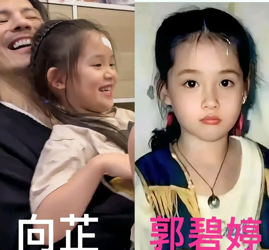 这可是香港，最顶级的小富婆。向佐带娃照，惊呆众人。这漂亮的向家小公主，完美