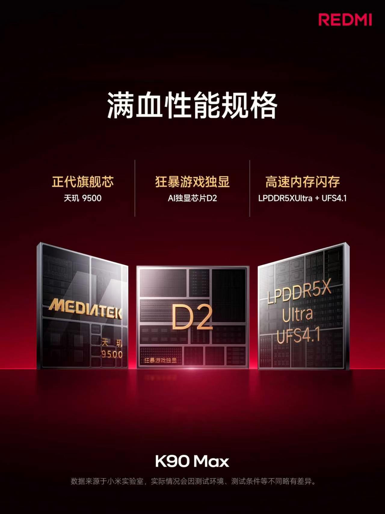 红米K90Max发布会配置K90Max综合跑分超416万全大核架构「天