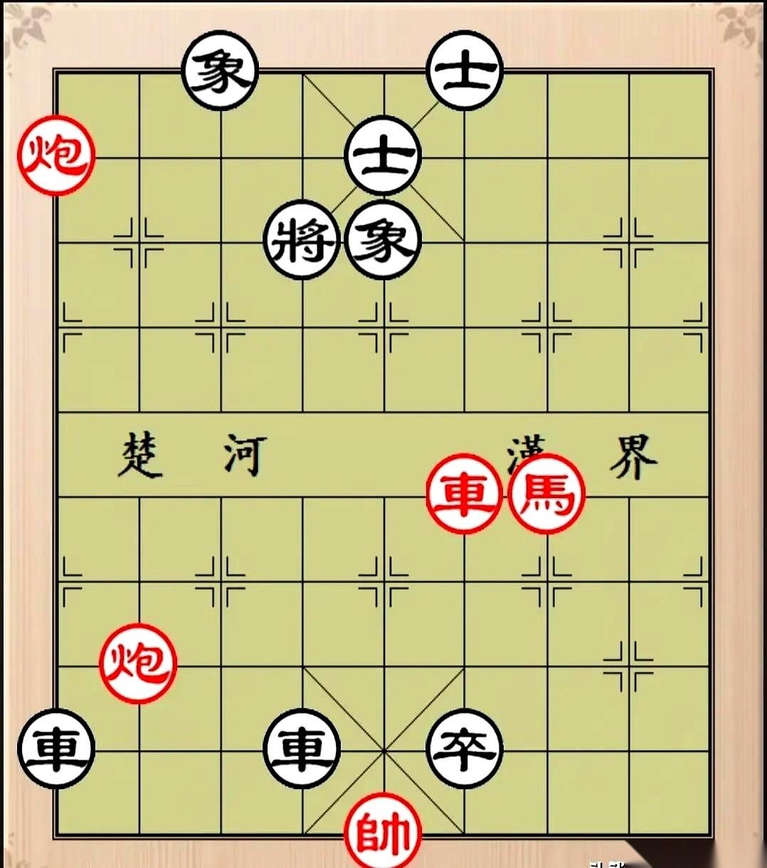 最近，一张只有寥寥数子的象棋残局图，让不少老棋迷捏碎了手里的核桃。棋面上，黑方