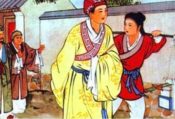 宋朝，一位举人娶了美貌的妻子，婚后丈夫赴京赶考，中了第2名榜眼。他给妻子报喜，信
