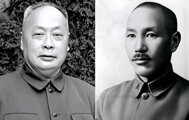 55年老蒋审视十大元帅照片，指着一人对宋美龄说：这个人太厉害了！1955年，新