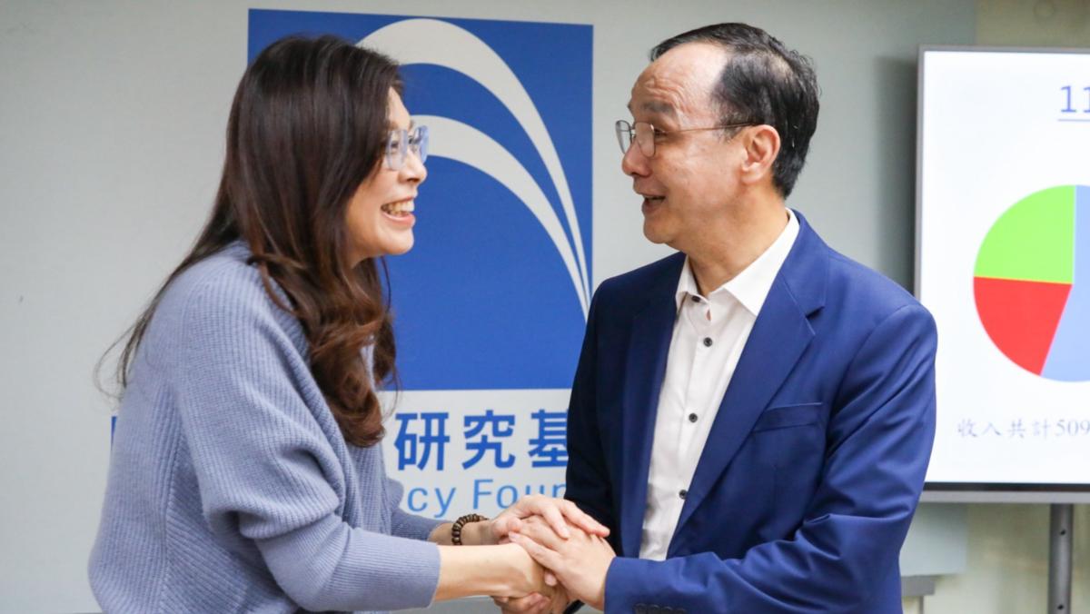朱立伦卸任国民党智库董事长郑丽文接任国民党智库“政策研究基金会”今天（2日