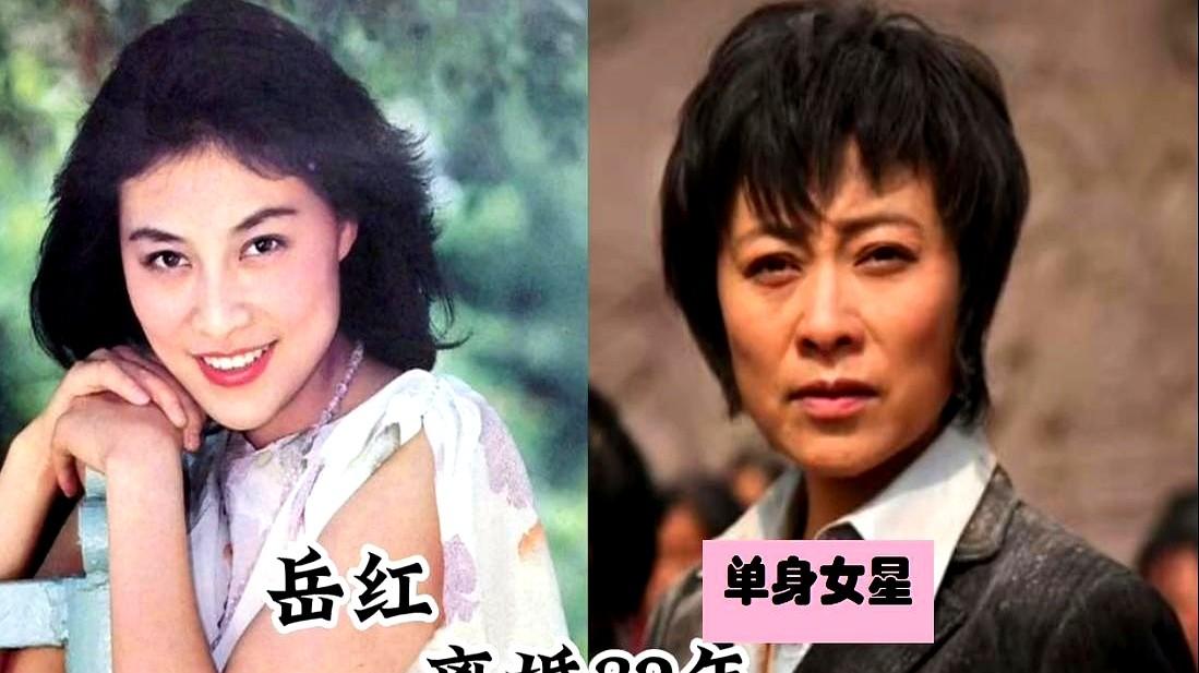 漂亮的岳红，离婚后一直单身。不止岳红，殷桃、张瑜等多位女星离婚后都选择单身，