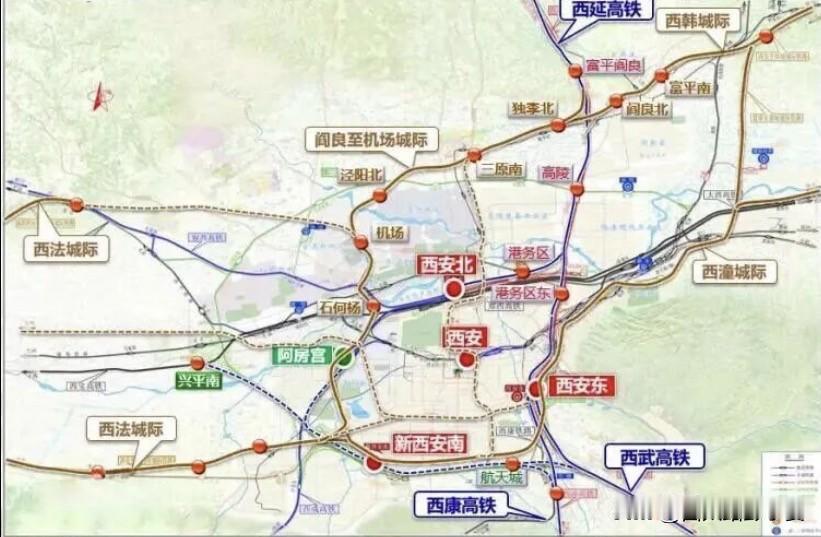 构想西银（宝）高铁二线，解析关中、陕北铁路优化思路不少网友提出构想，建议规划