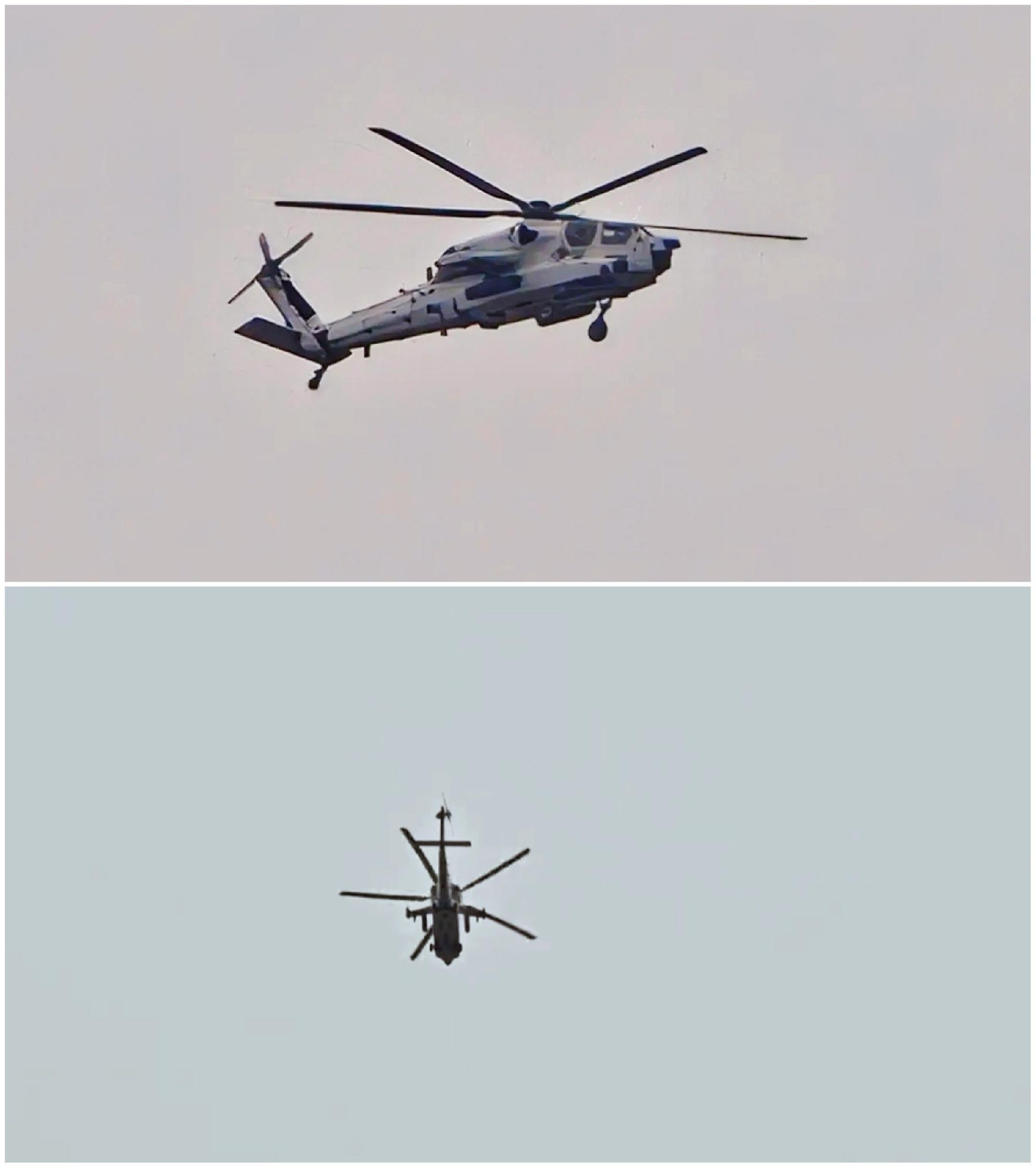 重型武直新图，白色底漆涂装颜值更高、更像“阿帕奇”了！近日，被军迷称之为“Z-2