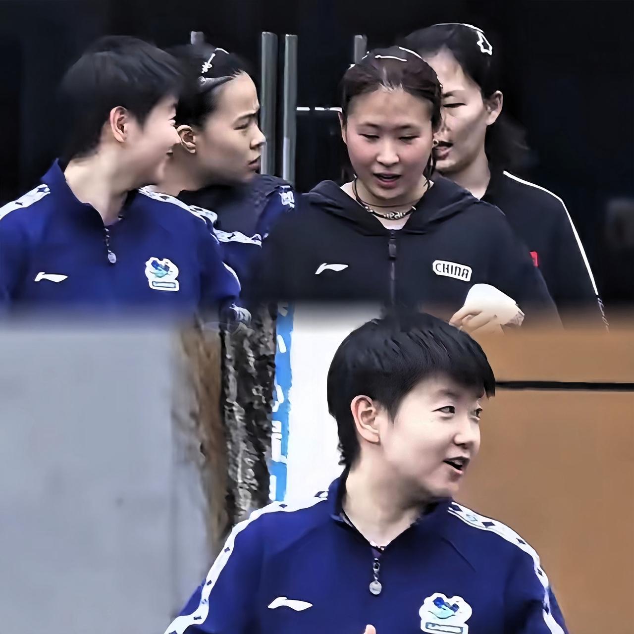 莎莎新鲜上线！又是被捕捉到去体能训练室的一天。看她笑得甜滋滋的，小嘴一直