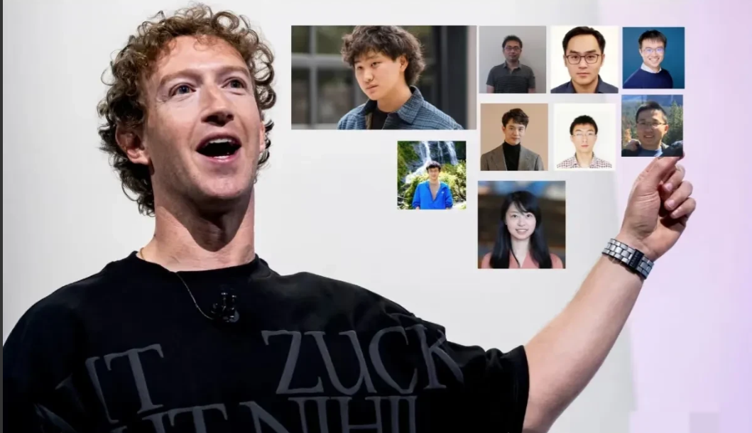 最近扎克伯格亲自组建的超级智能实验室的成员名单火了！11人核心团队里7个都是华人