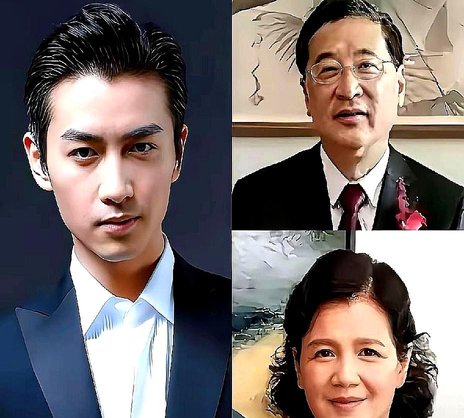 陈晓好看，全靠亲妈。五十多岁的陈妈旧照一出，网友秒懂：立体骨相、漂亮眼睛