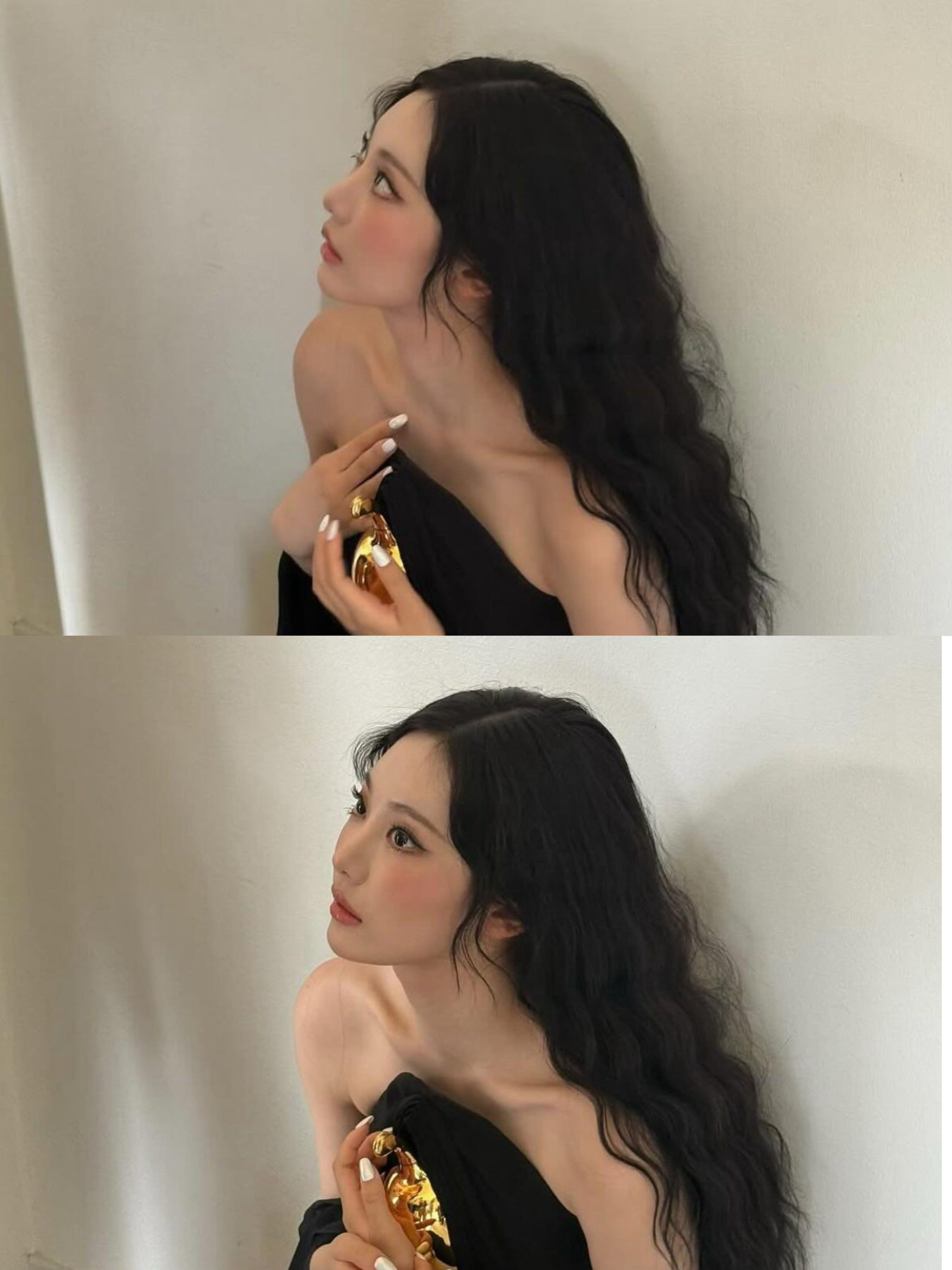 宁艺卓今日ins更新📸好喜欢前三张的造型，像希腊女神​​​