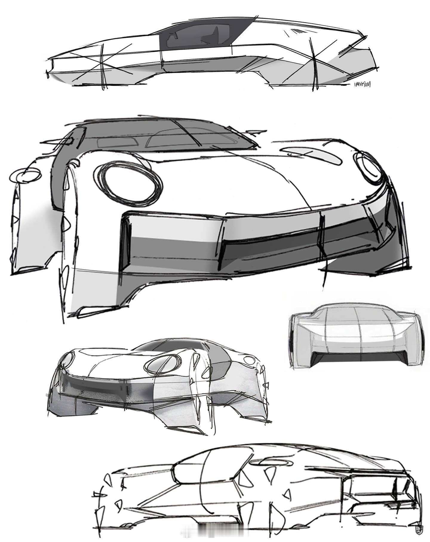 保时捷下一代保时捷911Dakar设计构想图民间设计师作品！下一代保时捷91