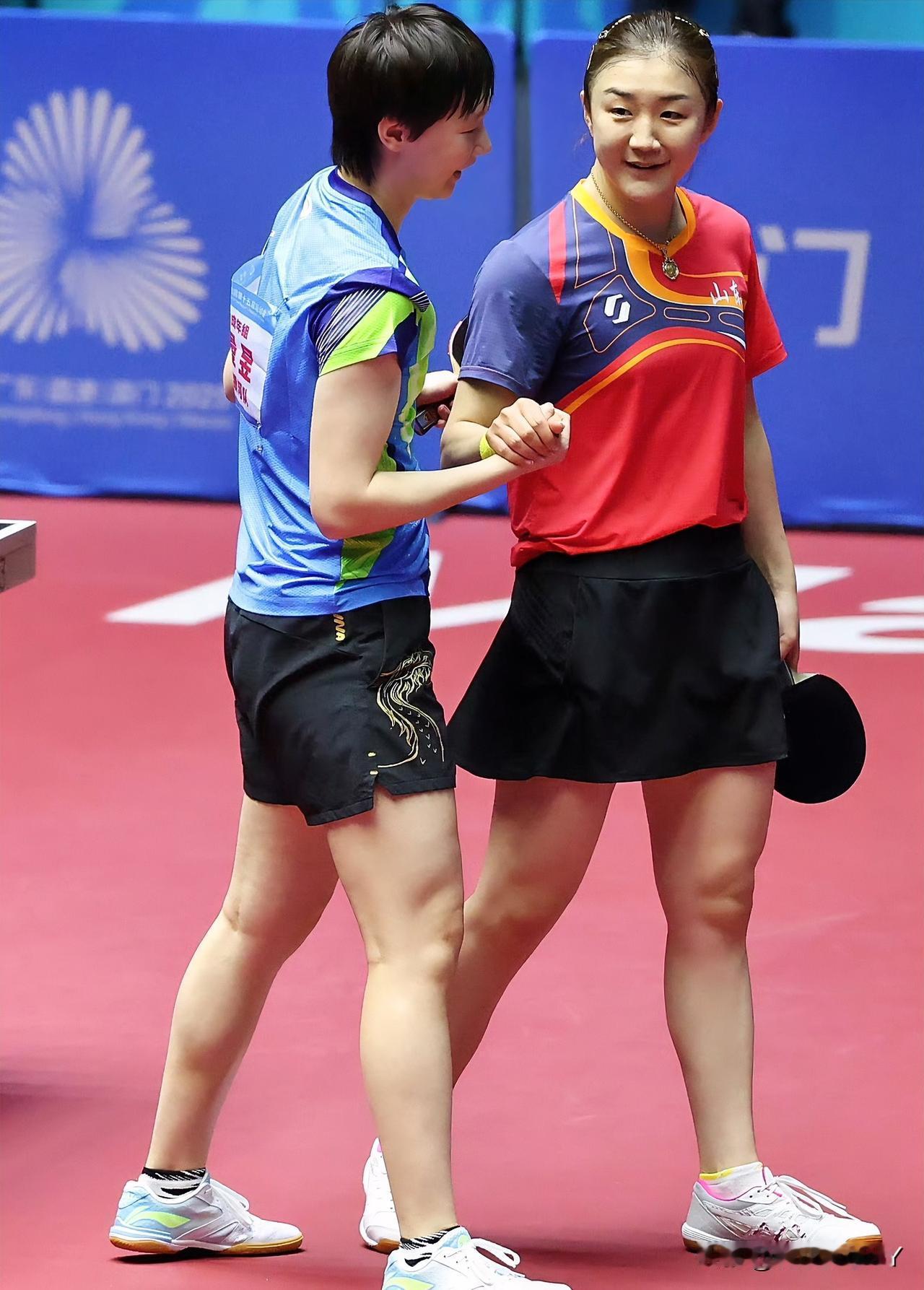 其实大家心里很清楚就连王曼昱心里应该也很清楚陈梦能进全运会女单4强已经相当