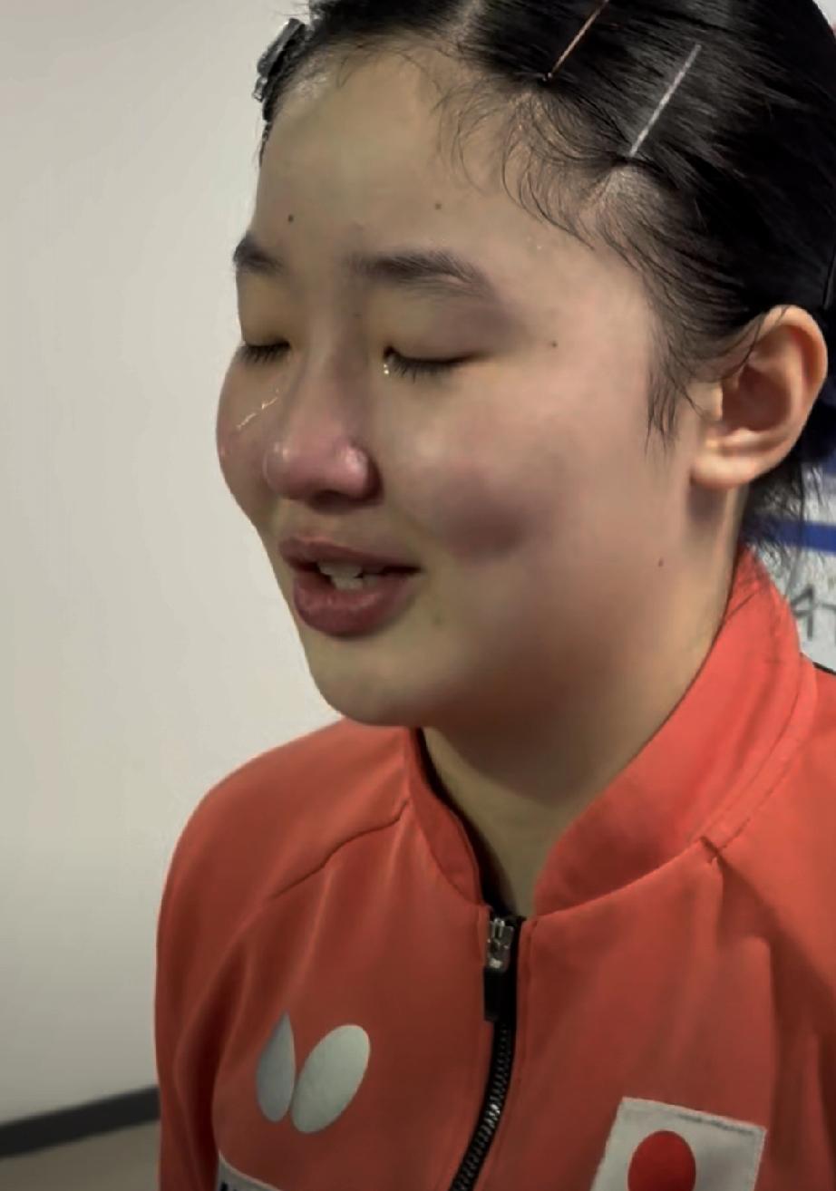 张本美和道心破碎！新科全日锦四冠王海口亚洲杯一日两输，不敌王曼昱蒯曼，采访时痛哭