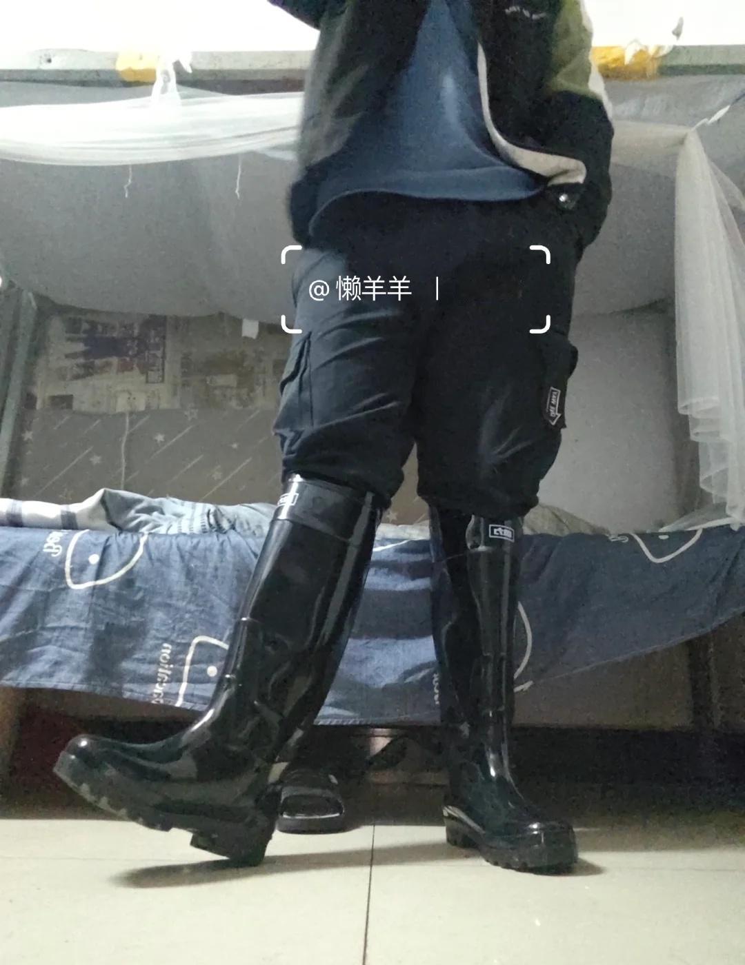 雨靴雨鞋雨靴穿搭