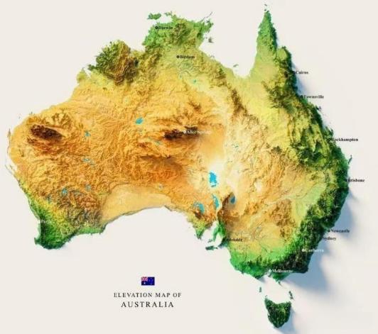 或许澳大利亚也苦恼吧！自己独占一整块大陆，什么都不缺，要矿有矿，要草场有草场，要