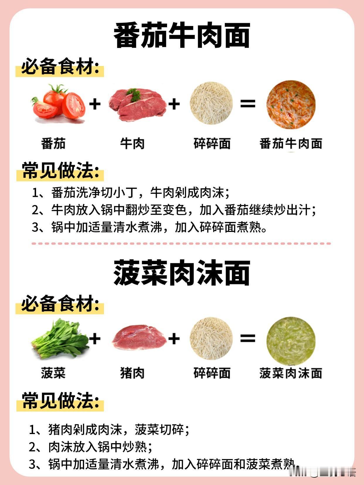 宝妈们别愁宝宝辅食面啦！6个月以上就能吃，一周换着花样做，简单又营养。番茄