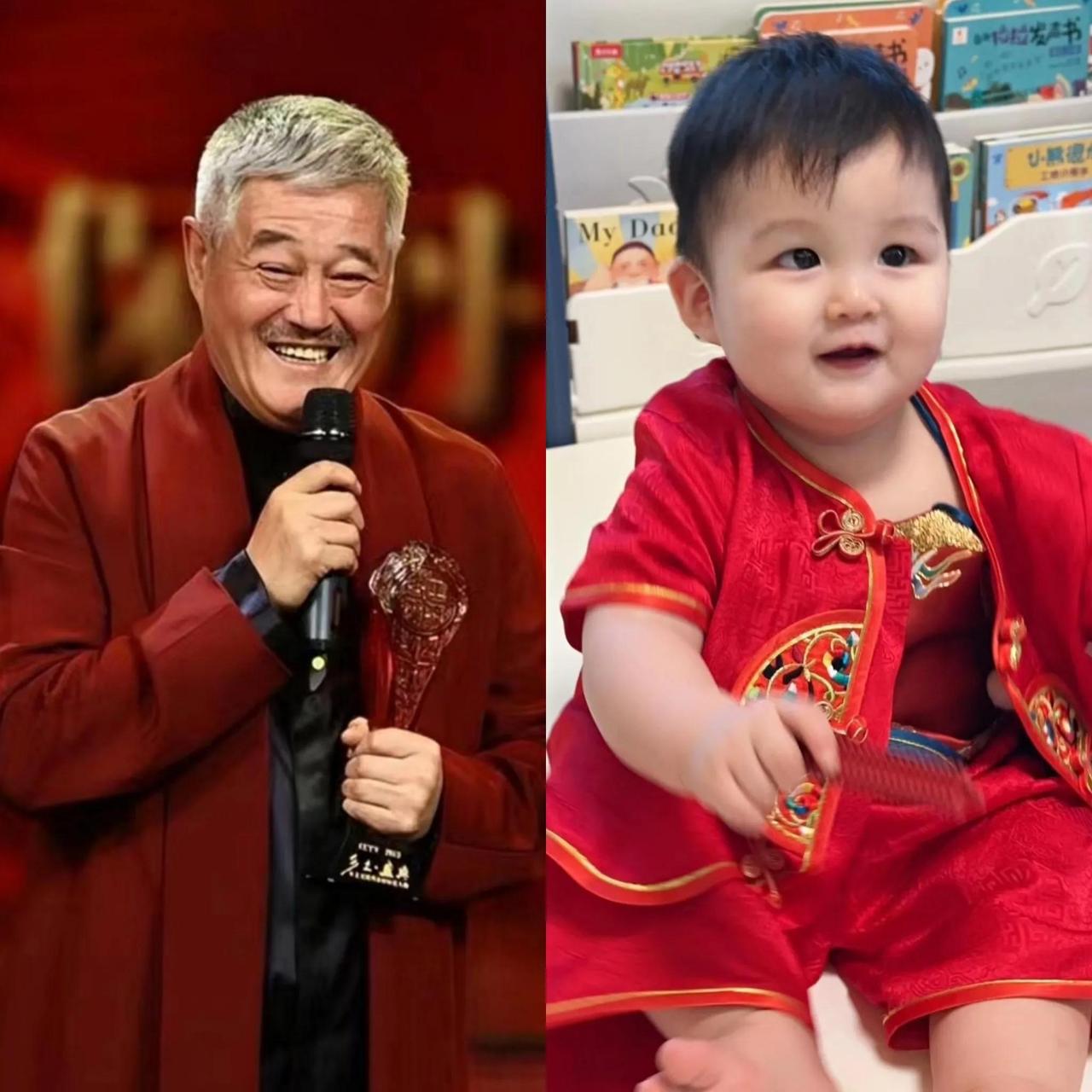 强大基因藏不住！外孙复刻赵本山模样，球球活成幸福范本都说血缘自带神奇魔力，