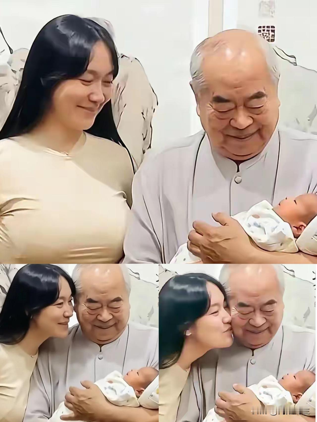 我问在医院工作的堂姐，为什么范曾都87岁了，高龄还能生子是怎么做到的？堂姐说