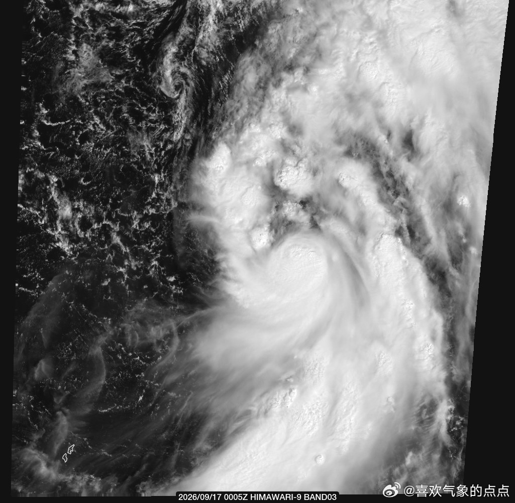 气象观察团台风“杜鹃”已于昨天晚上在西北太平洋洋面生成，今05时其中心位于塞班