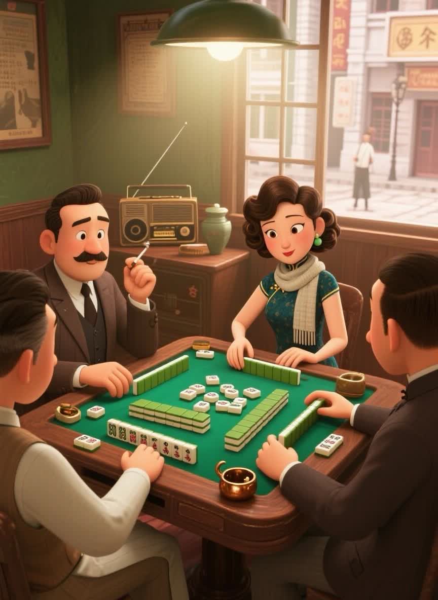 昨天晚上打麻将我感觉被人坑了，我到棋牌室的时候有一桌有两个人，我就坐在空桌的那个