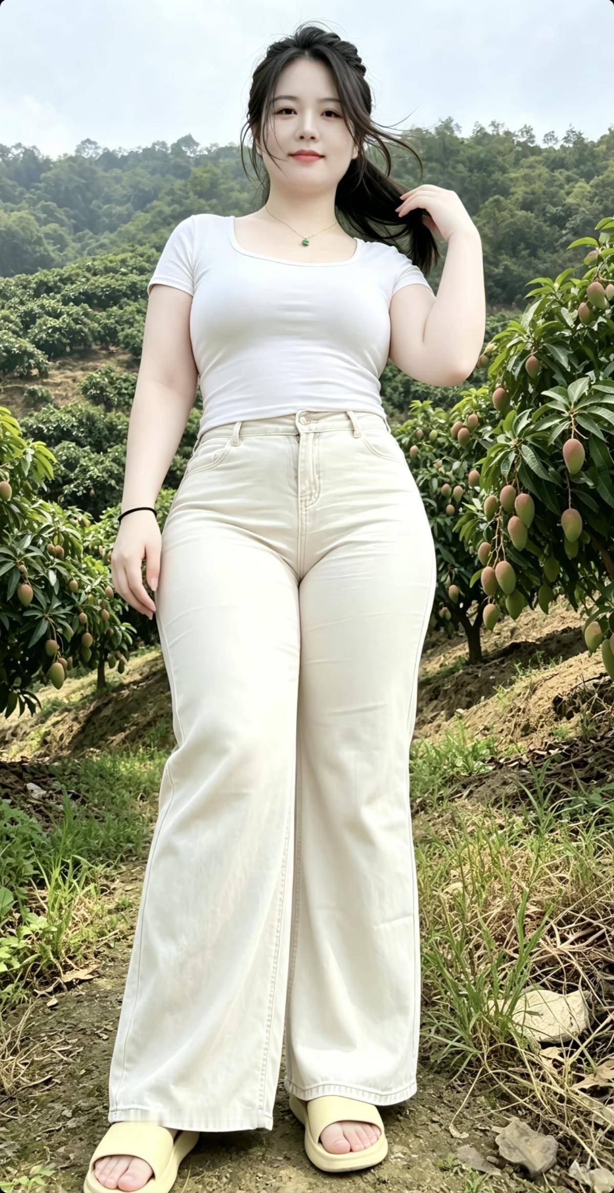 白衣佳人，轻纱素裳。温柔如你，清新自然！