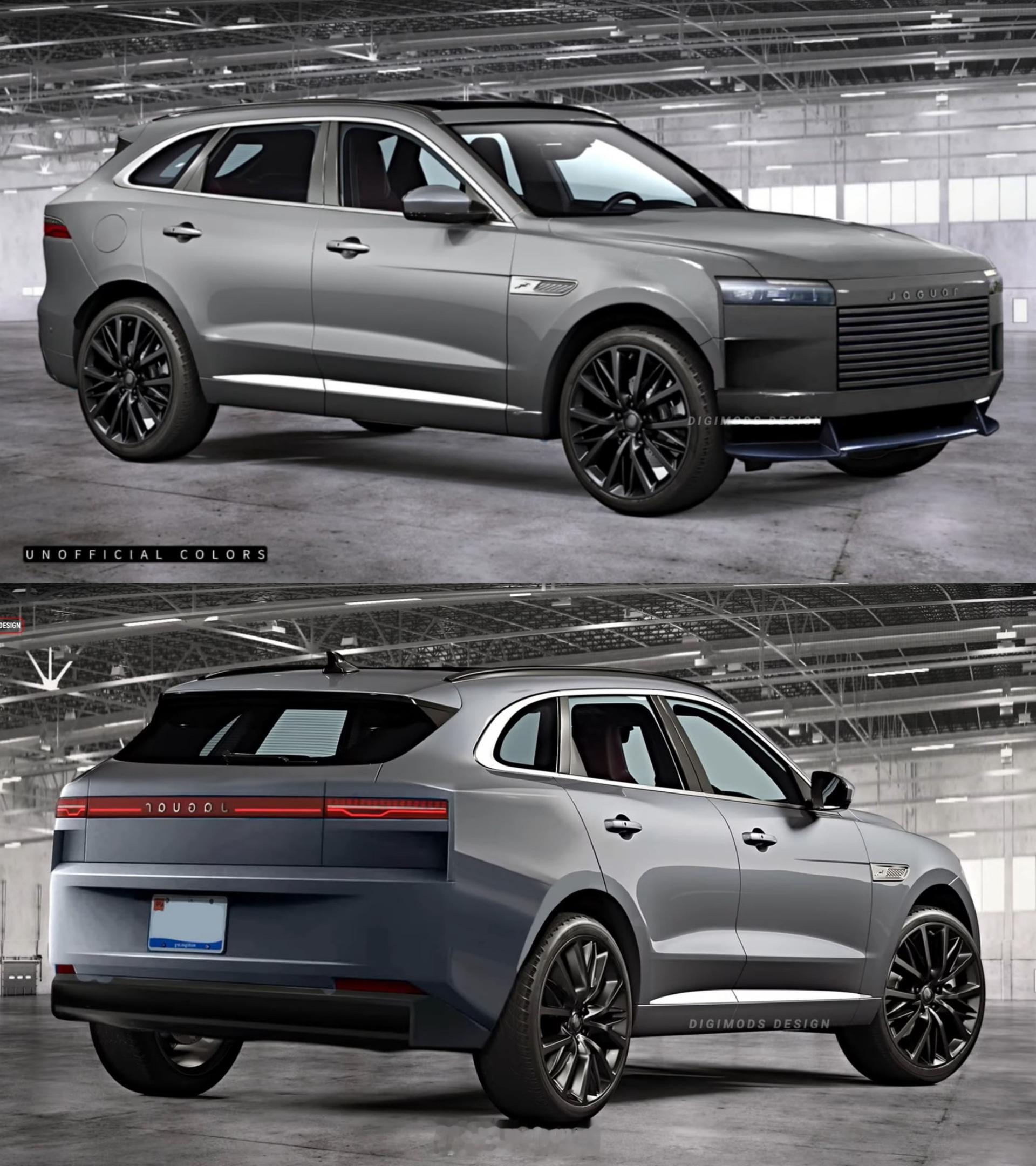 捷豹Type00捷豹F-Pace【新车渲染】捷豹Type00的设计语言用在