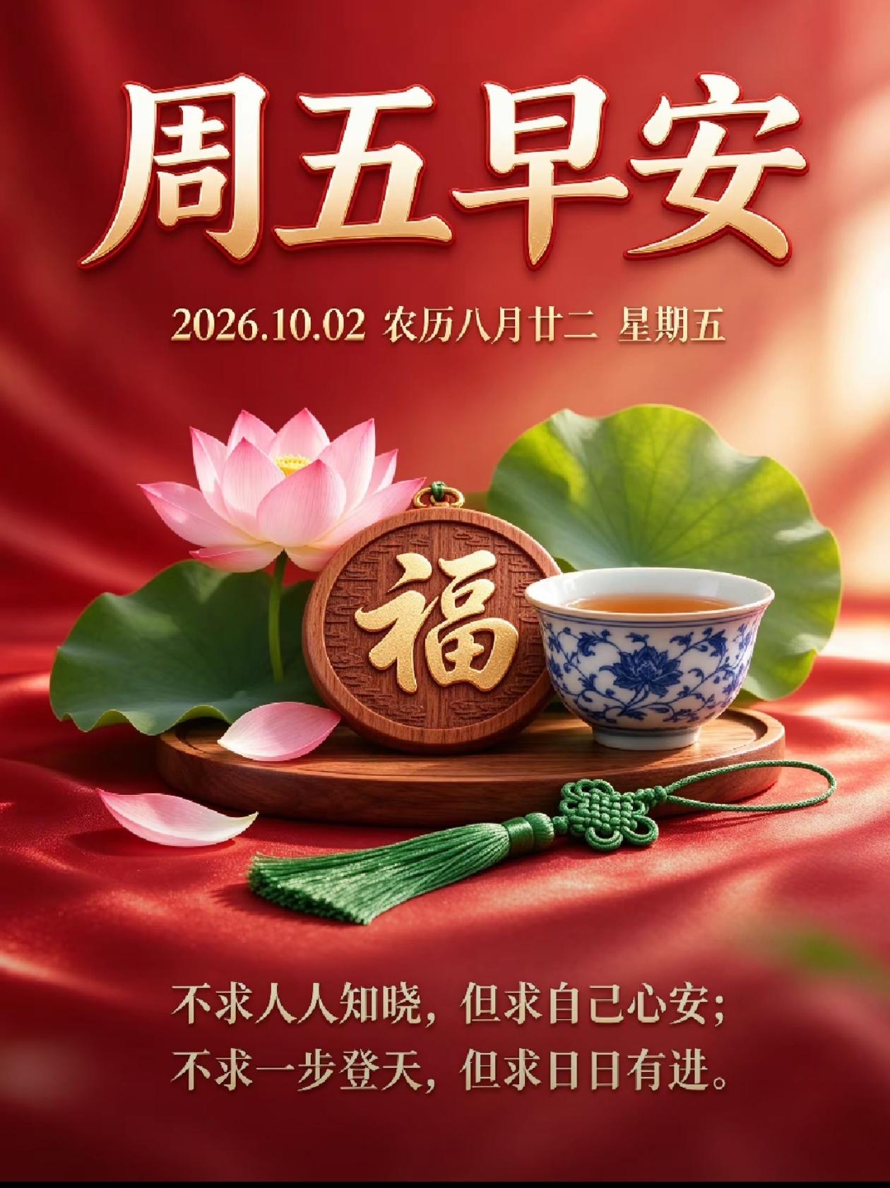 2026./10月2日，秋阳融融，红旗飘扬，满城皆是欢庆风光🍁