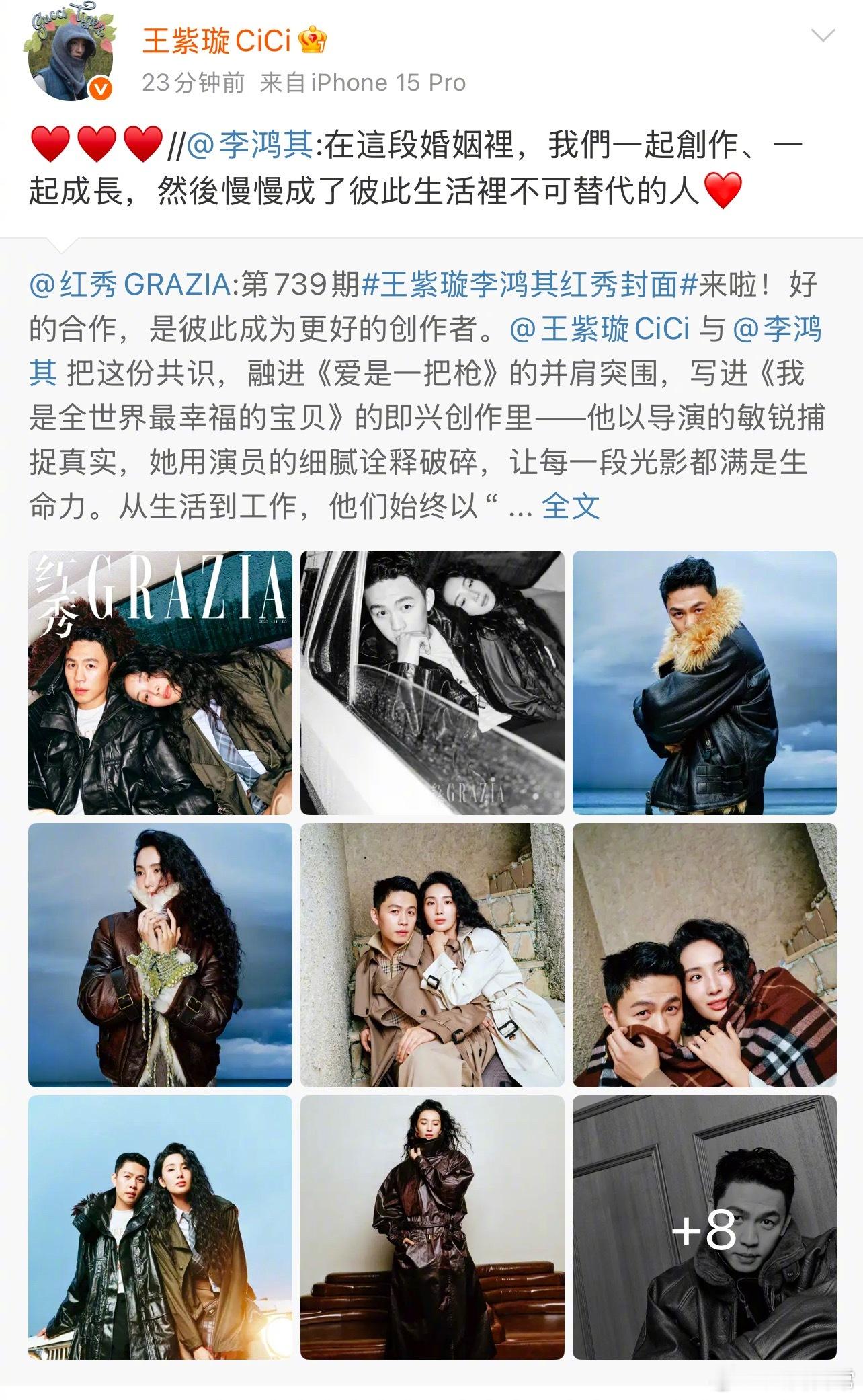 王紫璇和李鸿其什么时候结婚的？​​​