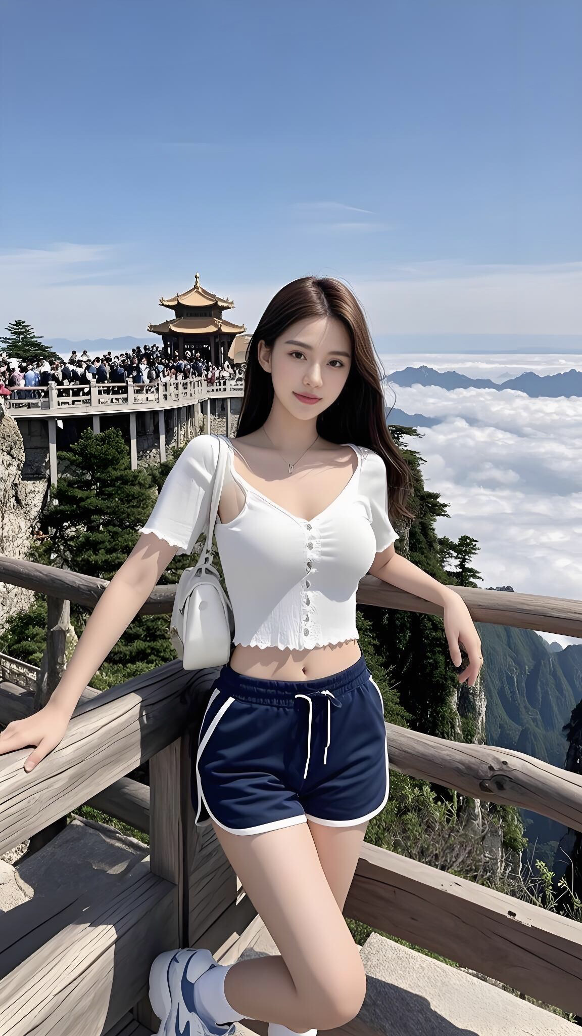 山山而川，不过尔尔。云往高处飘，一山一世界。