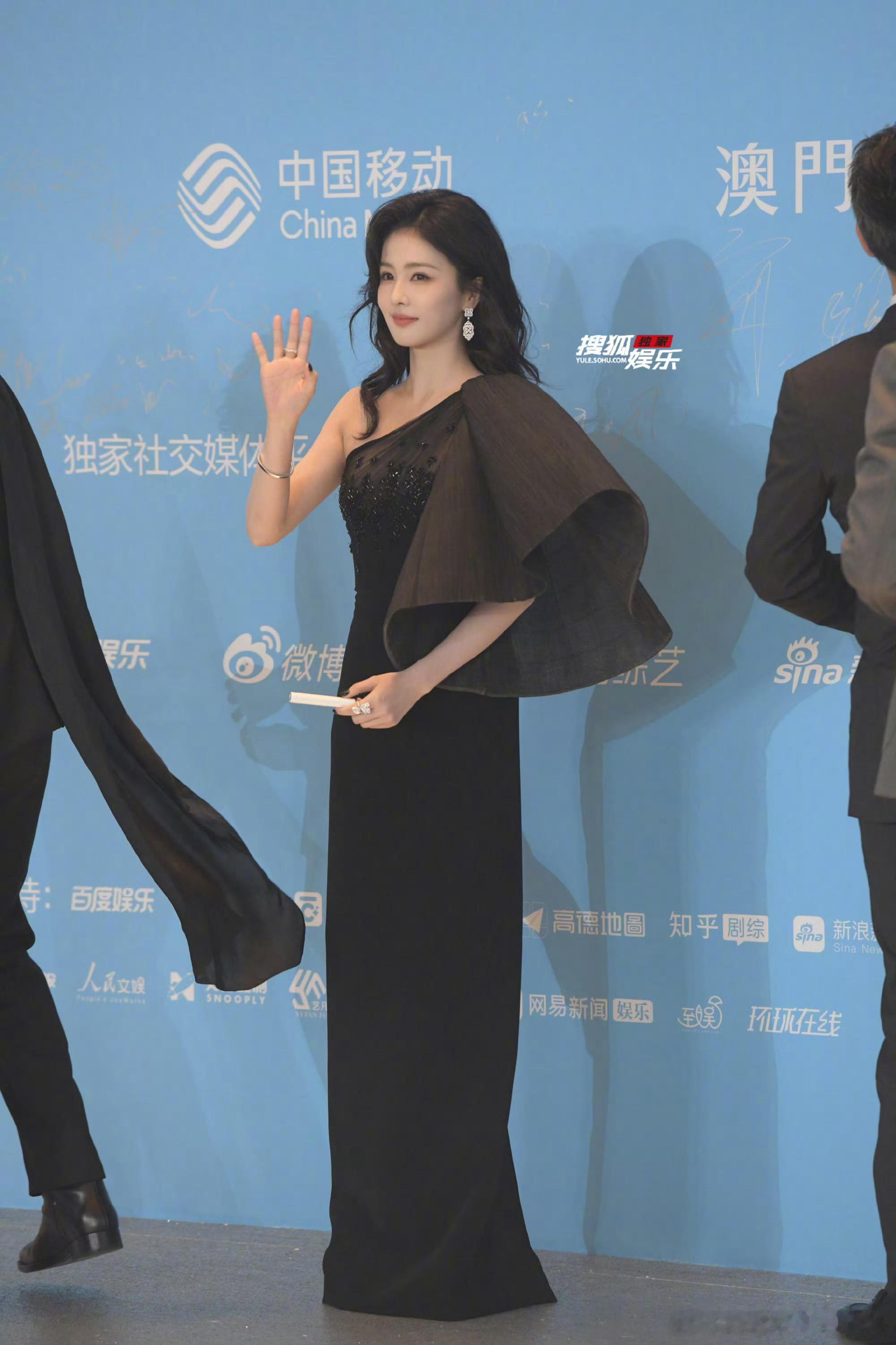 白鹿李一桐红毯生图状态