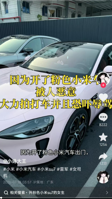 唉，这个看着好心酸汽场全开新能源汽车