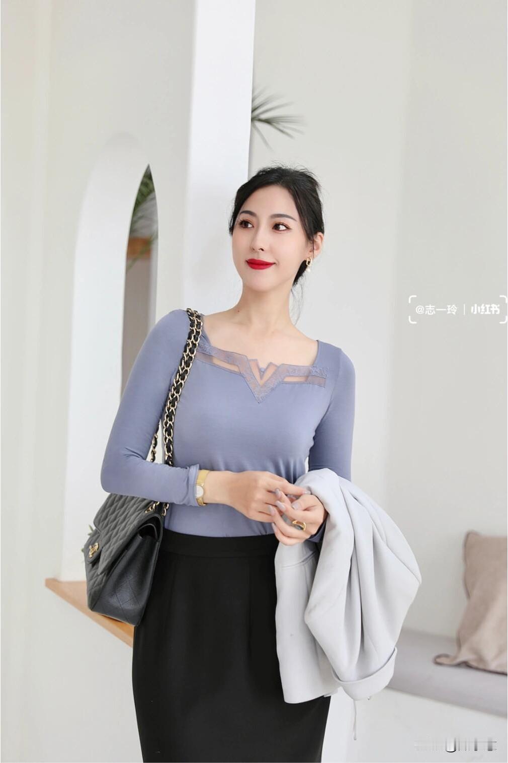 都市白领收藏|get打底衣的百搭穿法|||入春了，又到了翻新衣柜的时候平时