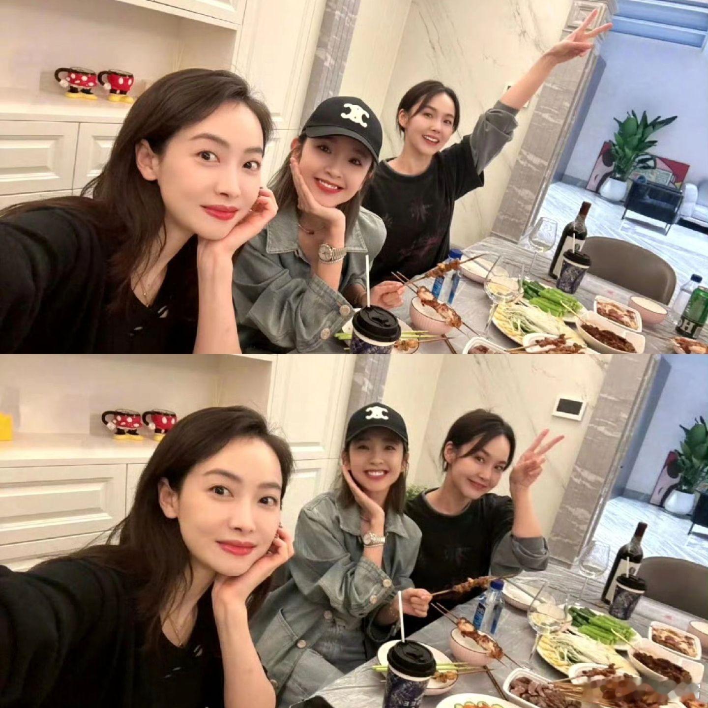 宋茜素颜照宋茜张佳宁深夜微醺自拍，素颜状态超绝。近日，宋茜与张佳宁在社交平台分享