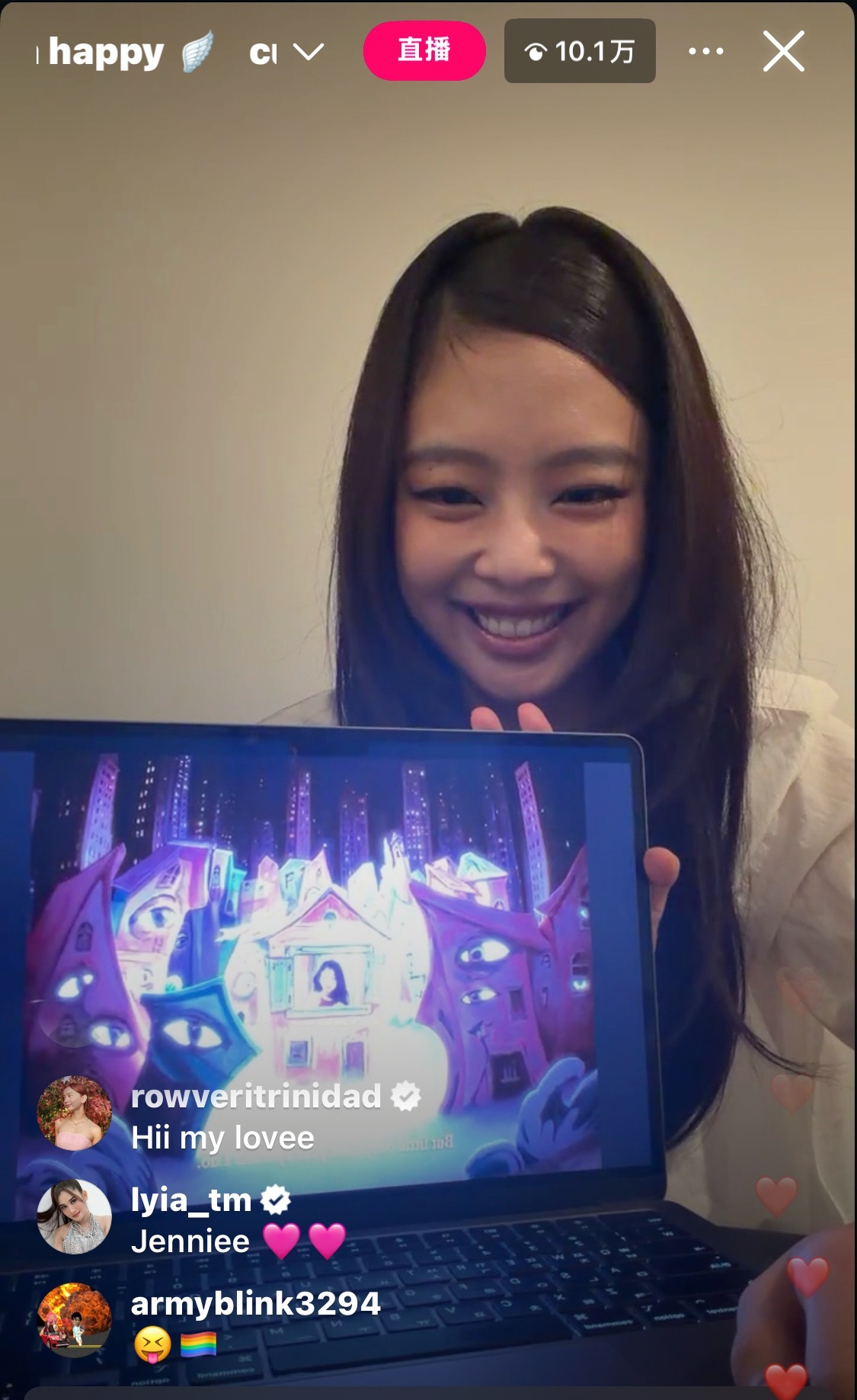 JENNIE妈妈在ig直播​​​