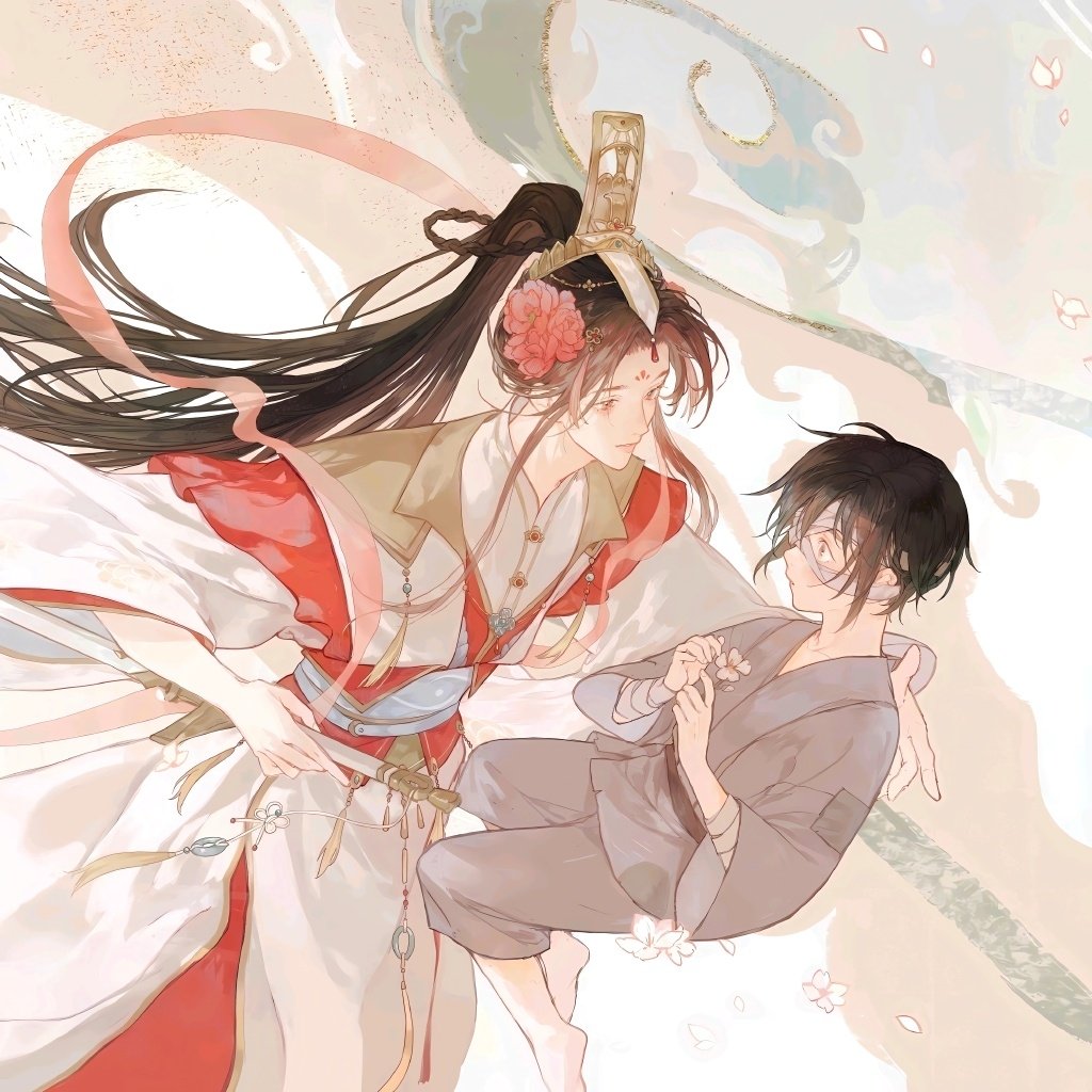 觅星社×《天官赐福》动画剑逢落花壁纸截修画师：Ranko冬眠态​​​