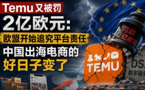 5月28日，我国某跨境电商平台被欧盟罚款2亿欧元，折合人民币15.7