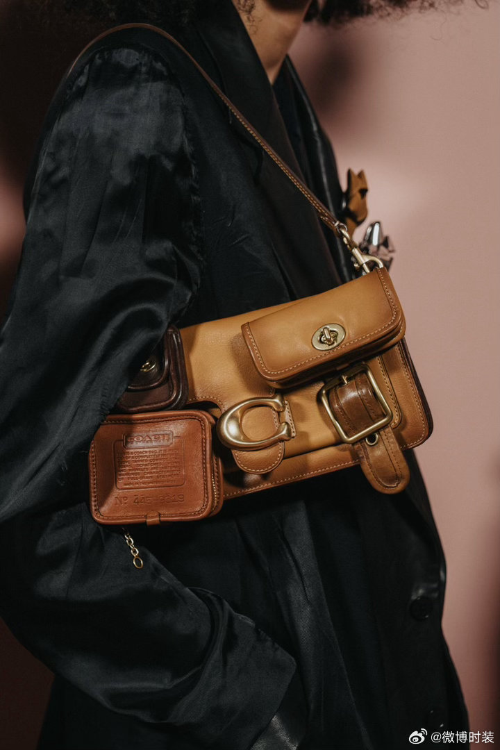 手袋crush【纽约时装周Coach手袋】kisslock口袋设计致敬品牌金