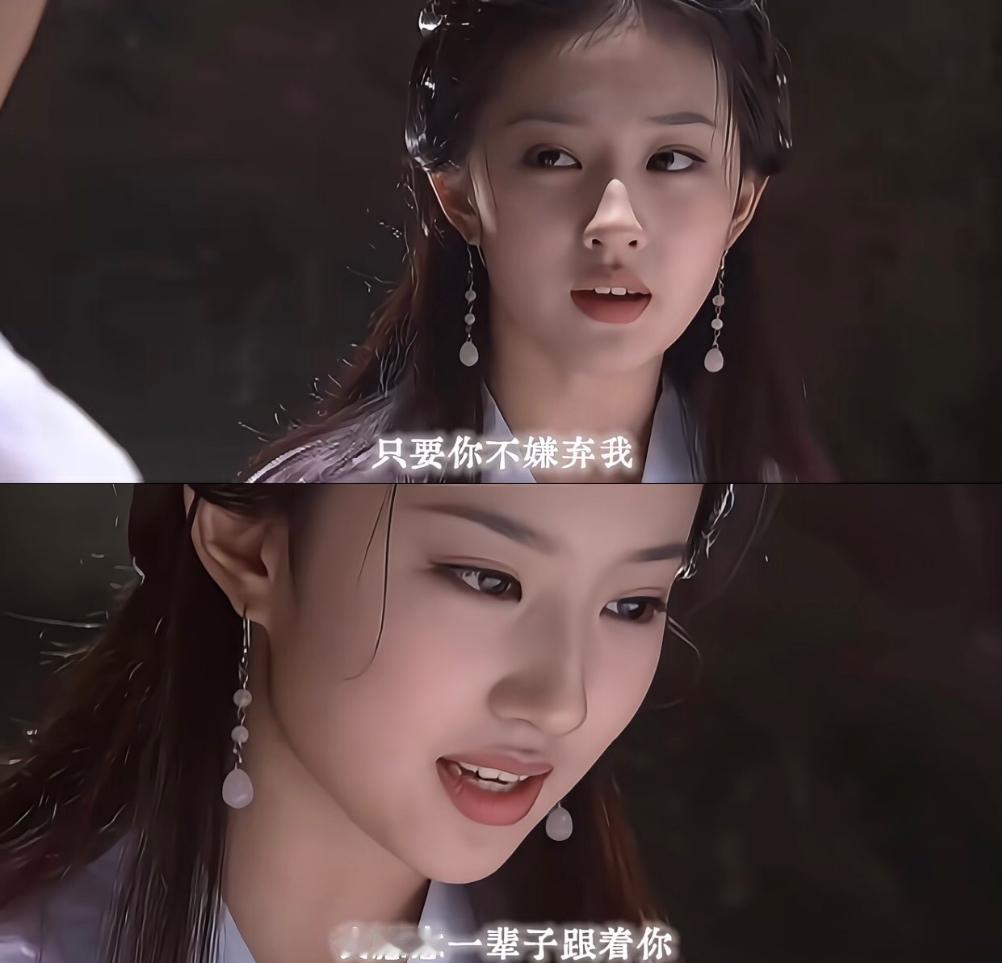 这不能怪段誉迷糊啊，让你说，美成这样的一张脸娇羞地对你说“只要你不嫌弃我我愿